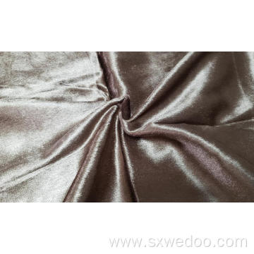 Warp Knitted Polyester Plain Velvet Sofa Fabric